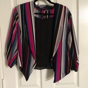 Colorful Striped Blazer